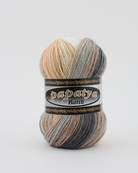 Papatya Batik Gradation Multicolor Premium Acrylic Knitting Crochet Yarn 100g