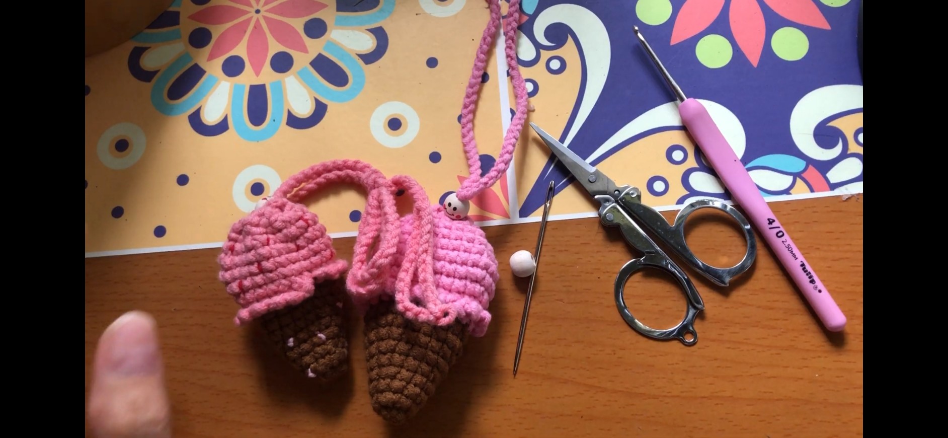 Túi đựng tỏi handmade cho bé