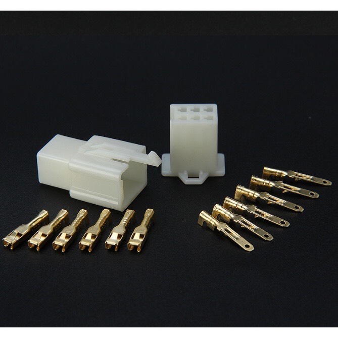 Jack kết nối đực cái - 2,3,6 chân cho xe máy, xe điện