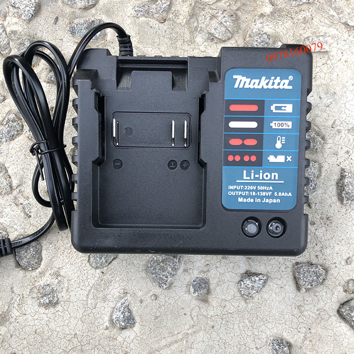 [NPS] Sạc pin li-on Makita 18V, pin trượt, dòng sạc 2A.