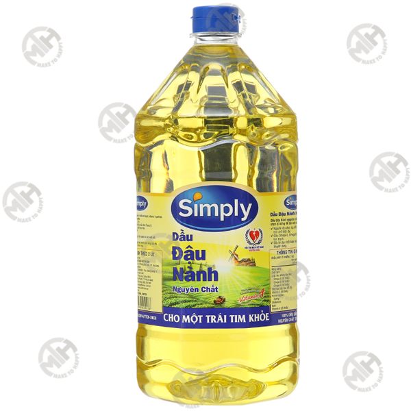 Dầu đậu nành simply 2 lít / date luôn mới