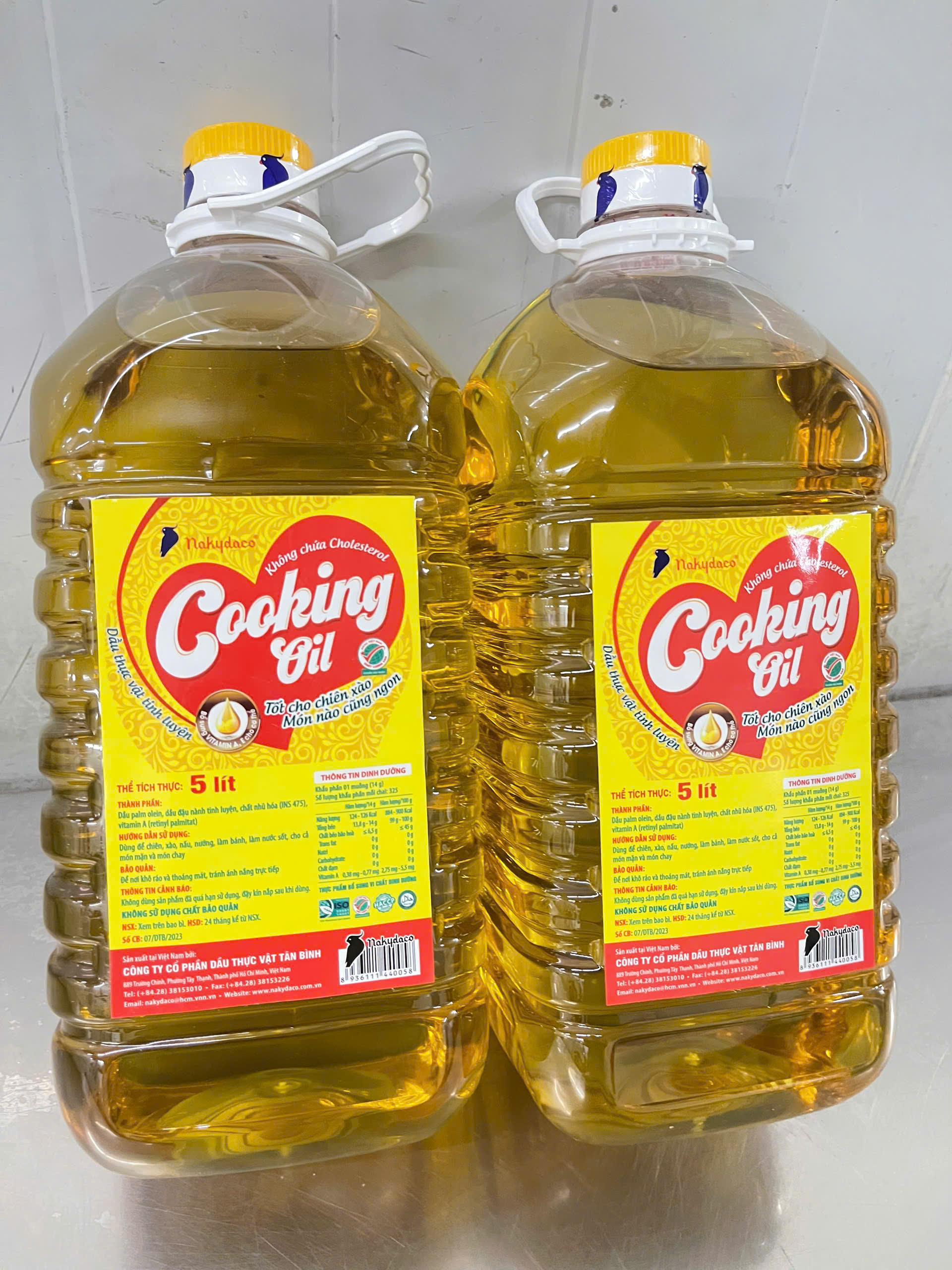 Dầu Ăn Cooking Oil - Can 5 Lít (Giao Hỏa Tốc TPHCM )
