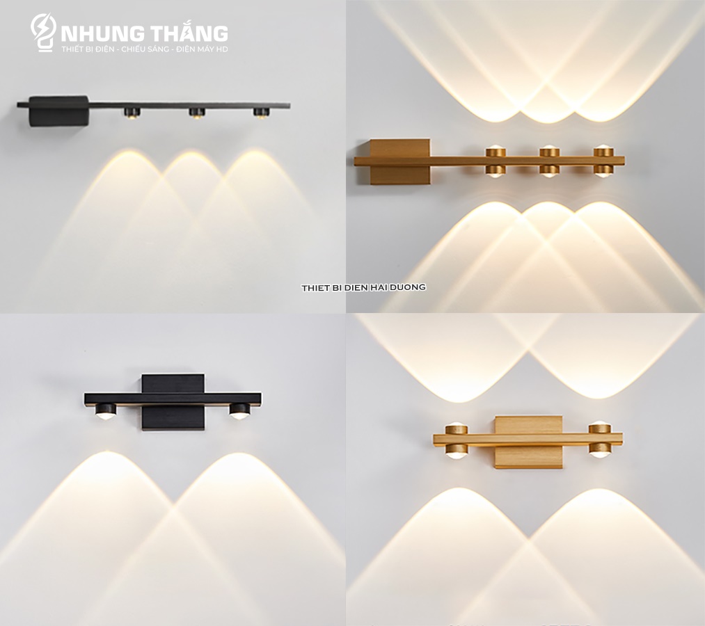 Đèn Soi Tranh - Đèn Rọi Gương Led 2-3-4 Đầu Đèn Chiếu Sáng - Ánh Sáng Vàng - Kiểu Dáng Hiện Đại Sang Trọng - BH 1 Năm - Có video