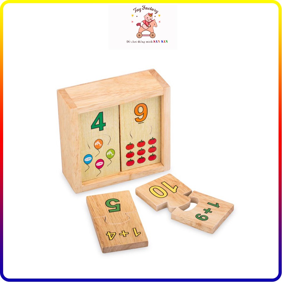 Bộ học số đồ chơi gỗ winwintoys