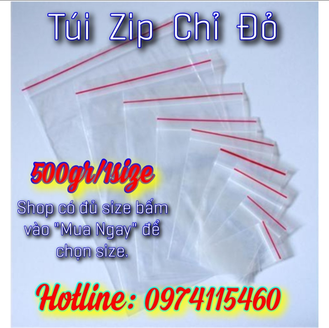 [HCM]500gr túi zip chỉ đỏ (hàng chất lượng) bấm vào chọn size sản phẩm đa dạng về mẫu mã kích cỡ chất lượng tốt đảm bảo an toàn sức khỏe người dùng