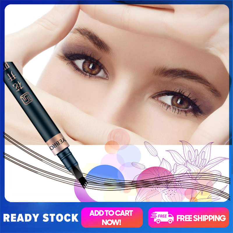 Bút chì kẻ lông mày phẩy sợi 4D chống nước lâu trôi dụng cụ trang điểm makeup chuyên nghiệp -