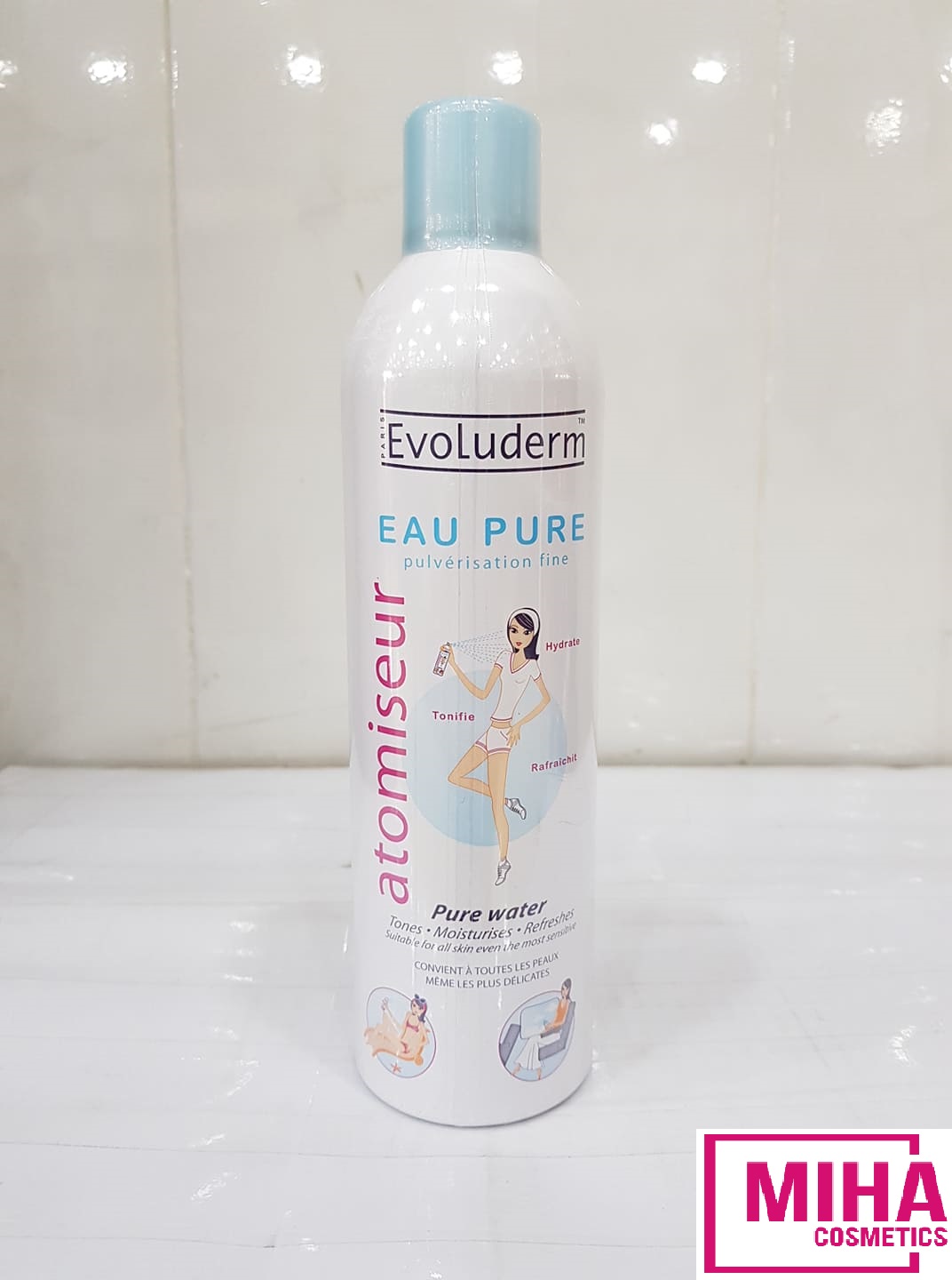 Xịt Khoáng Evoluderm Atomiseur Eau Pure 400ml Pháp