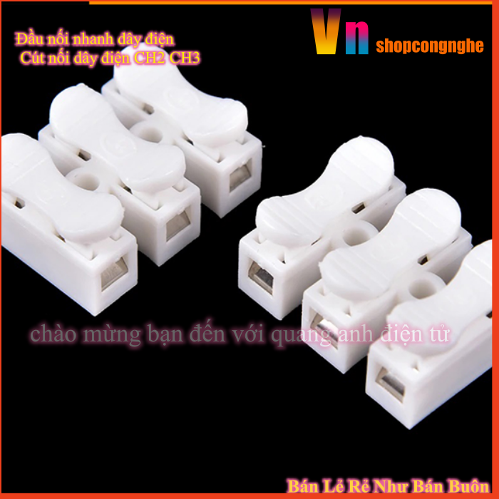 Sét 20 đầu nối nhanh dây điện cút nối dây điện ch2 ch3