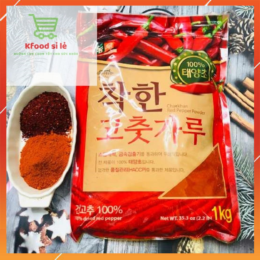Bột ớt Hàn Quốc NongWoo loại Vảy 1kg