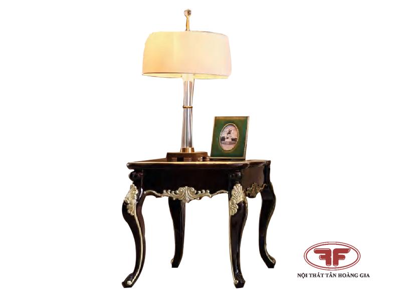 BÀN GÓC VUÔNG TÂN CỔ ĐIỂN MÀU NÂU NHO G929