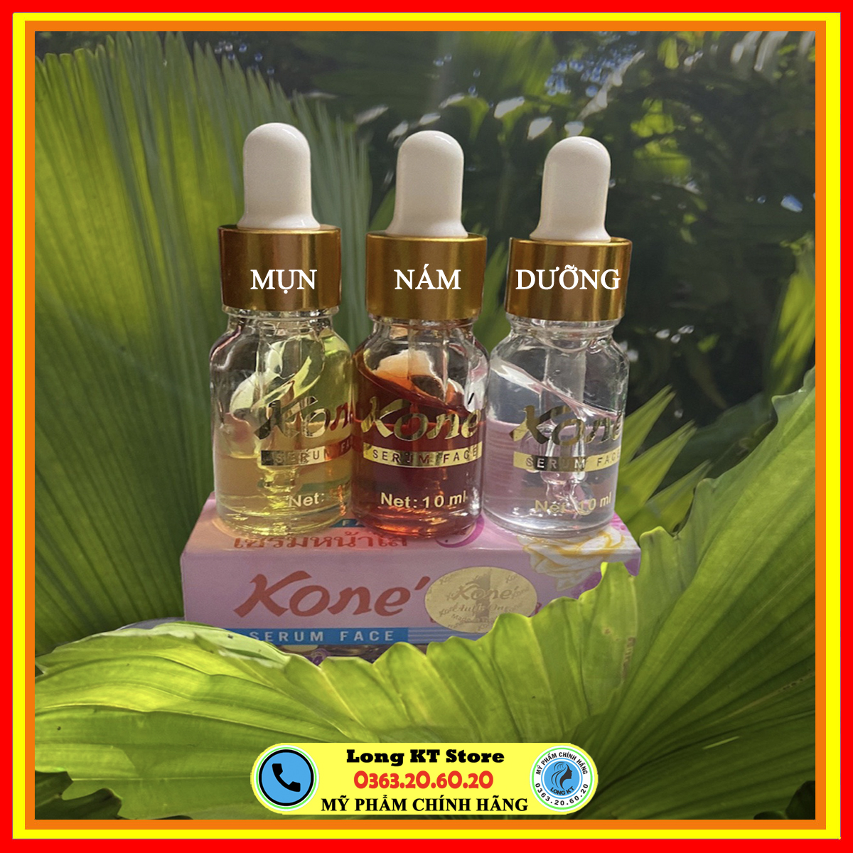 [Koné] Serum dưỡng da ngừa mụn,nám kone Thái lan 10ml nhiều loại