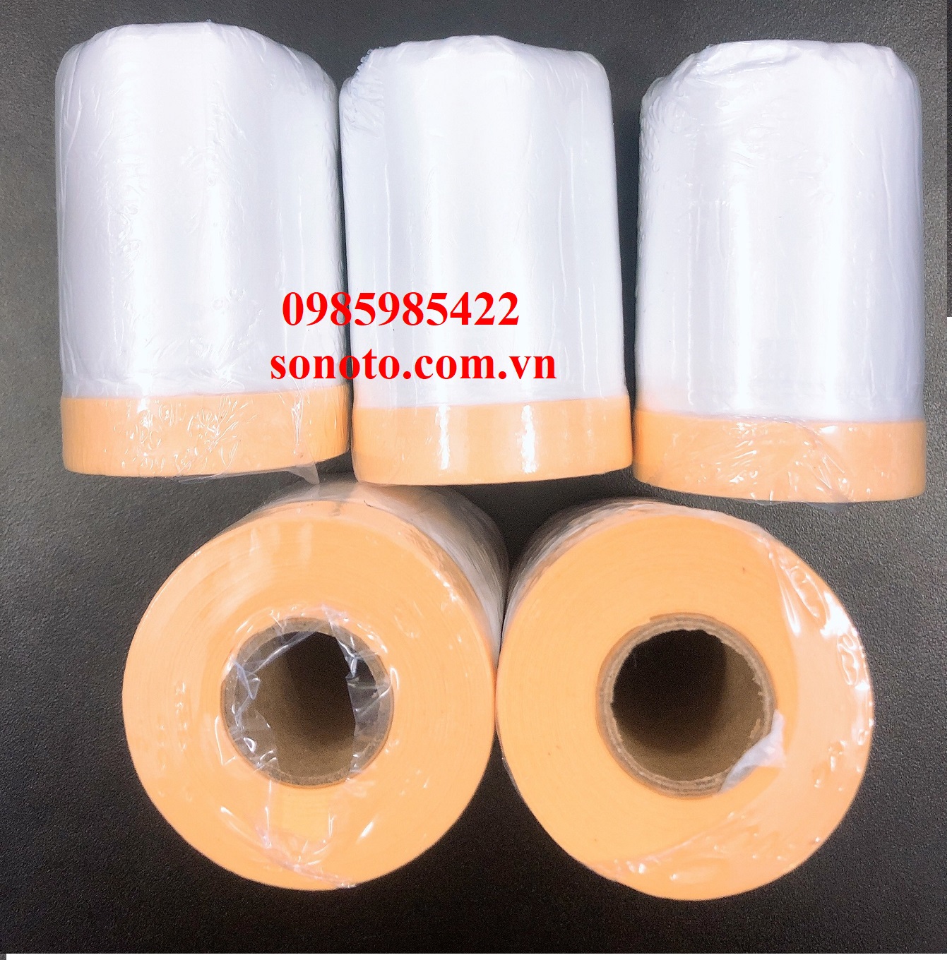 5 cuộn Nylon Che Sơn - nilon che sơn - màn che sơn - nilon che chắn 55cm ( Sơn oto xe máy ) SONQUANGPHU8856