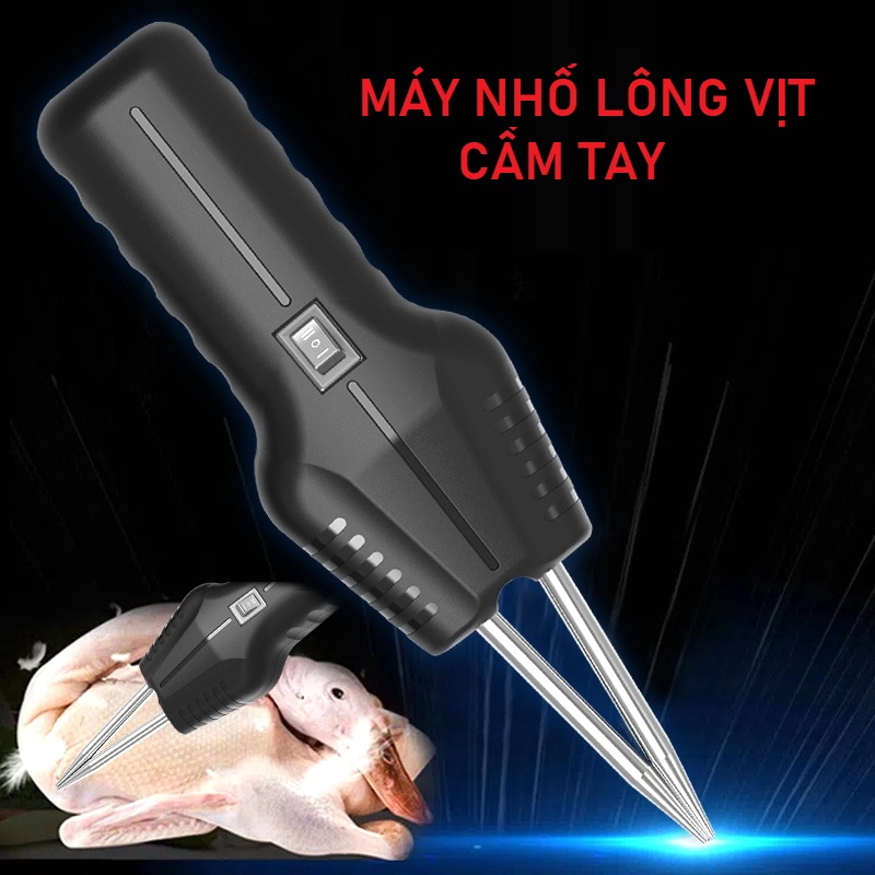  Máy nhổ lông vịt gà cầm tay Máy vặt lông gia cầm chạy điện hoàn toàn tự động 