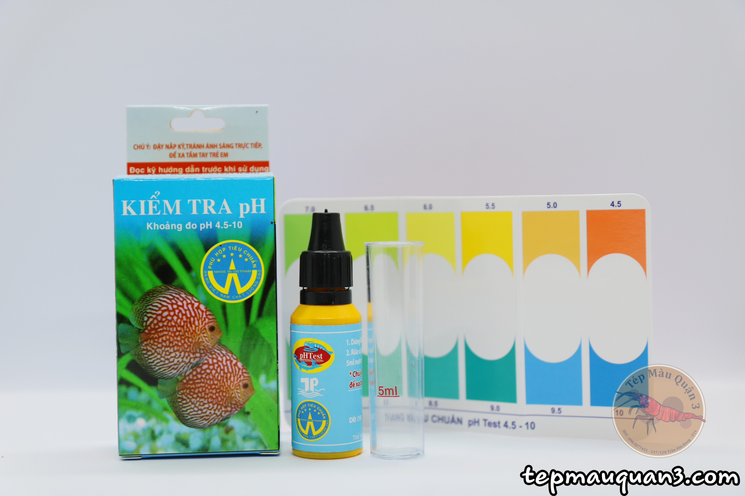 Dung dịch đo kiểm tra nồng độ ph hồ cá cảnh