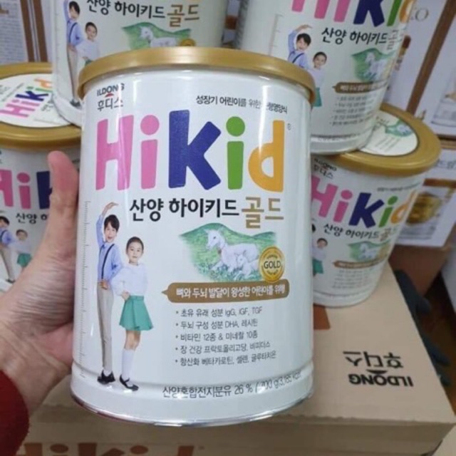 Sữa Hikid Dê 700g Hàn Quốc tăng chiều cao cho bé