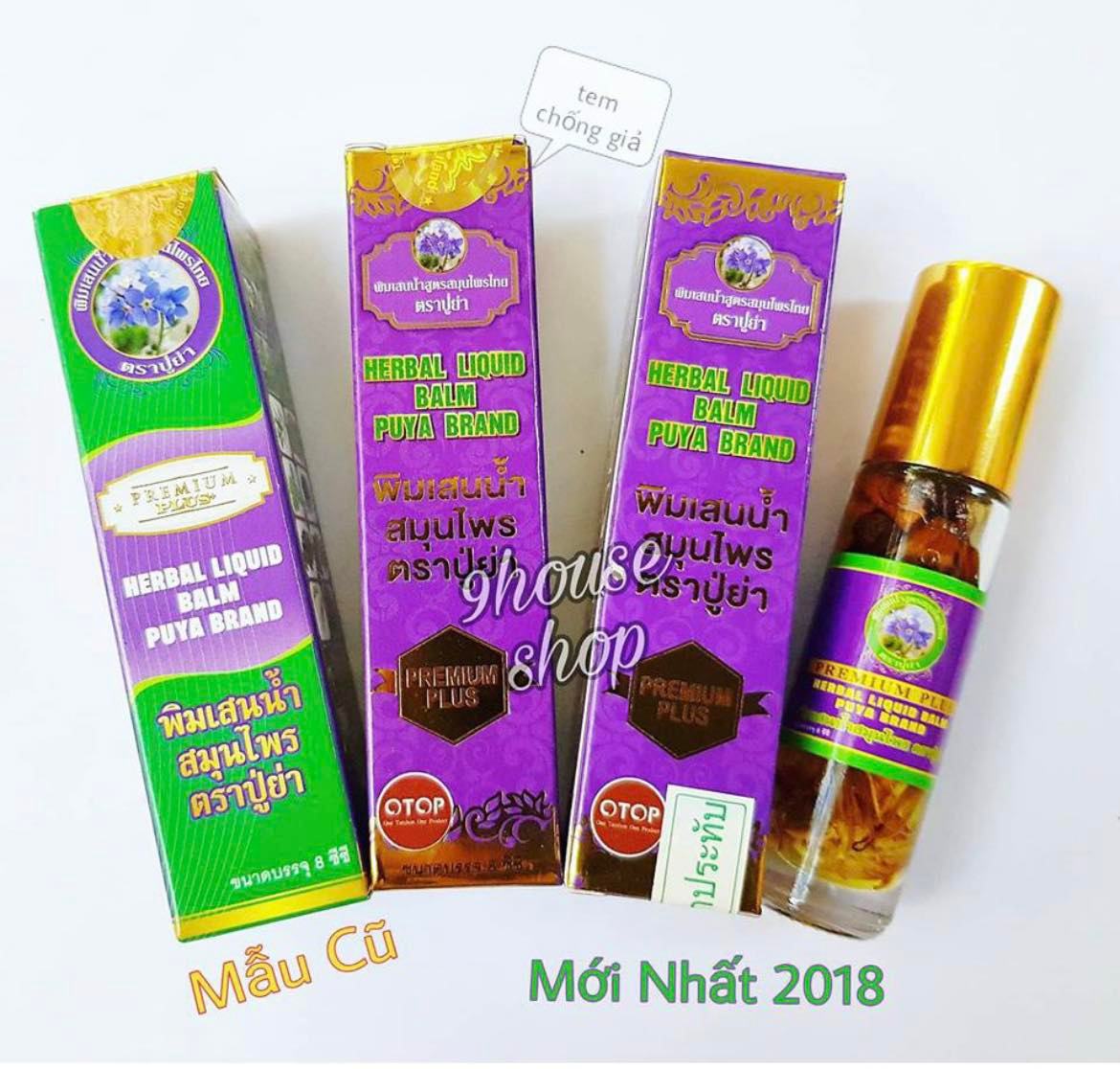 01 Dầu PUYA BRAND 19 Vị Thảo Dược THÁI LAN (8ml/chai)