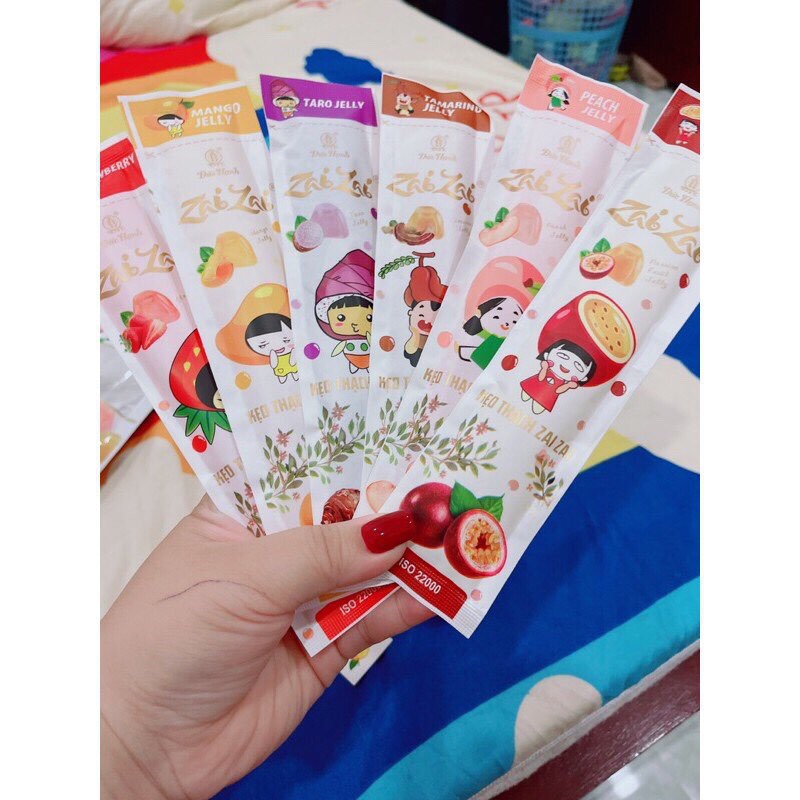 Kẹo thạch zai zai ống 320gr