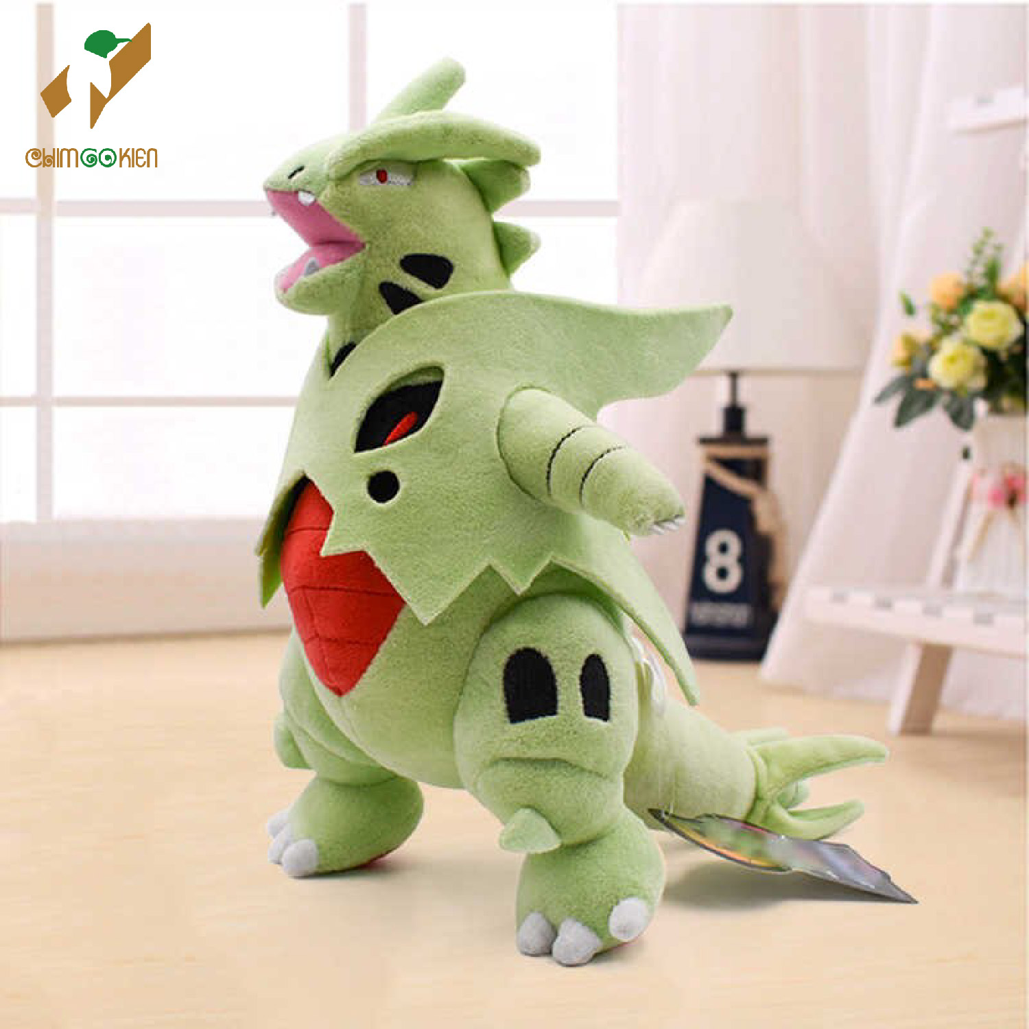 (MỚI)Gấu bông pokemon á thần Mega Tyranitar 35cm