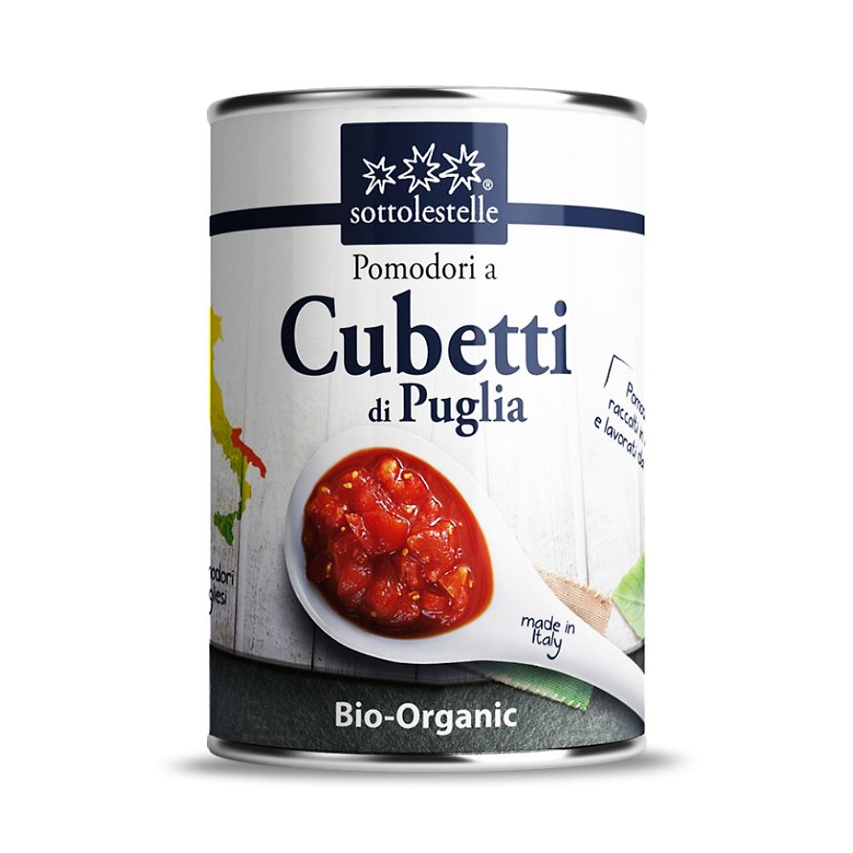 Cà chua Ý hữu cơ băm nhuyễn Sottolestelle 400g