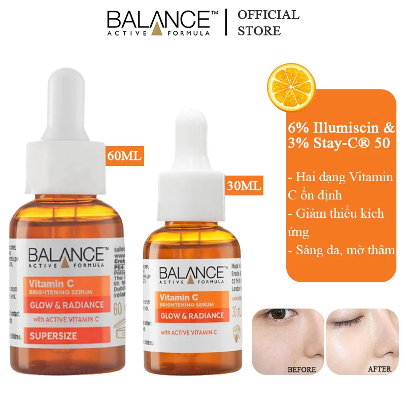 Tinh chất Serum Balance Active Formula Vitamin C Sáng Da 30ml Vitamin C
