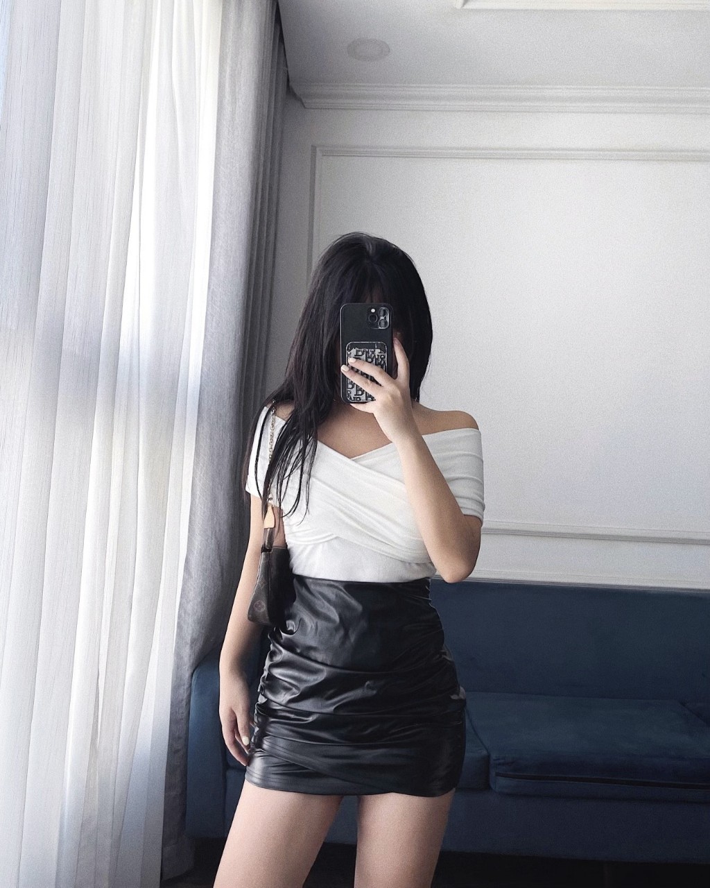 Áo trễ vai zip siêu co giãn, chuẩn form lên dáng cho chị em