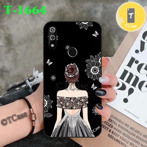Ốp lưng Vsmart Star 3 - Ốp dẻo đen in hình Cô gái