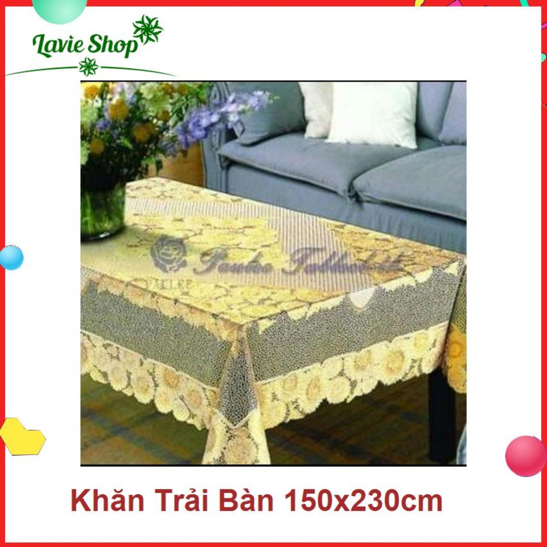 [HCM]Khăn trải bàn 150x230cm (loại 6 ghế)