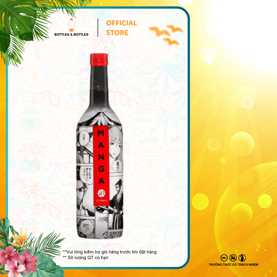 Rượu Sake Manga Nhật Bản - 720ML - 13%