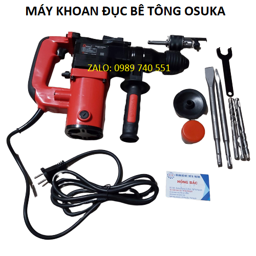 Máy khoan đục bê tông osuka k1101-ruột đồng