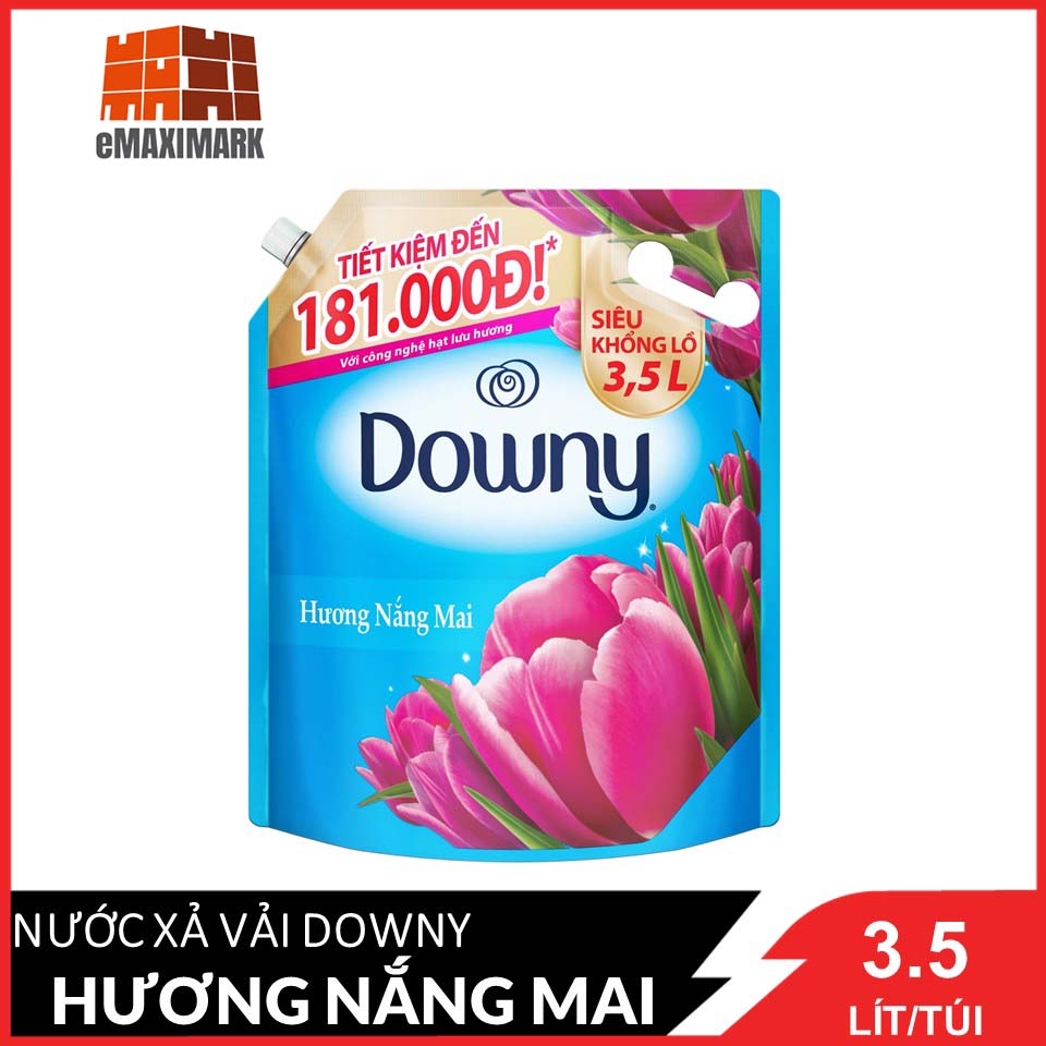 Nước xả vải downy nắng mai túi 3.5l