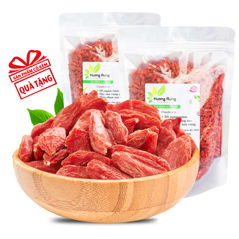 Kỷ tử - câu kỷ tử 500g loại thượng hạng, trái to đỏ ngọt tự nhiên