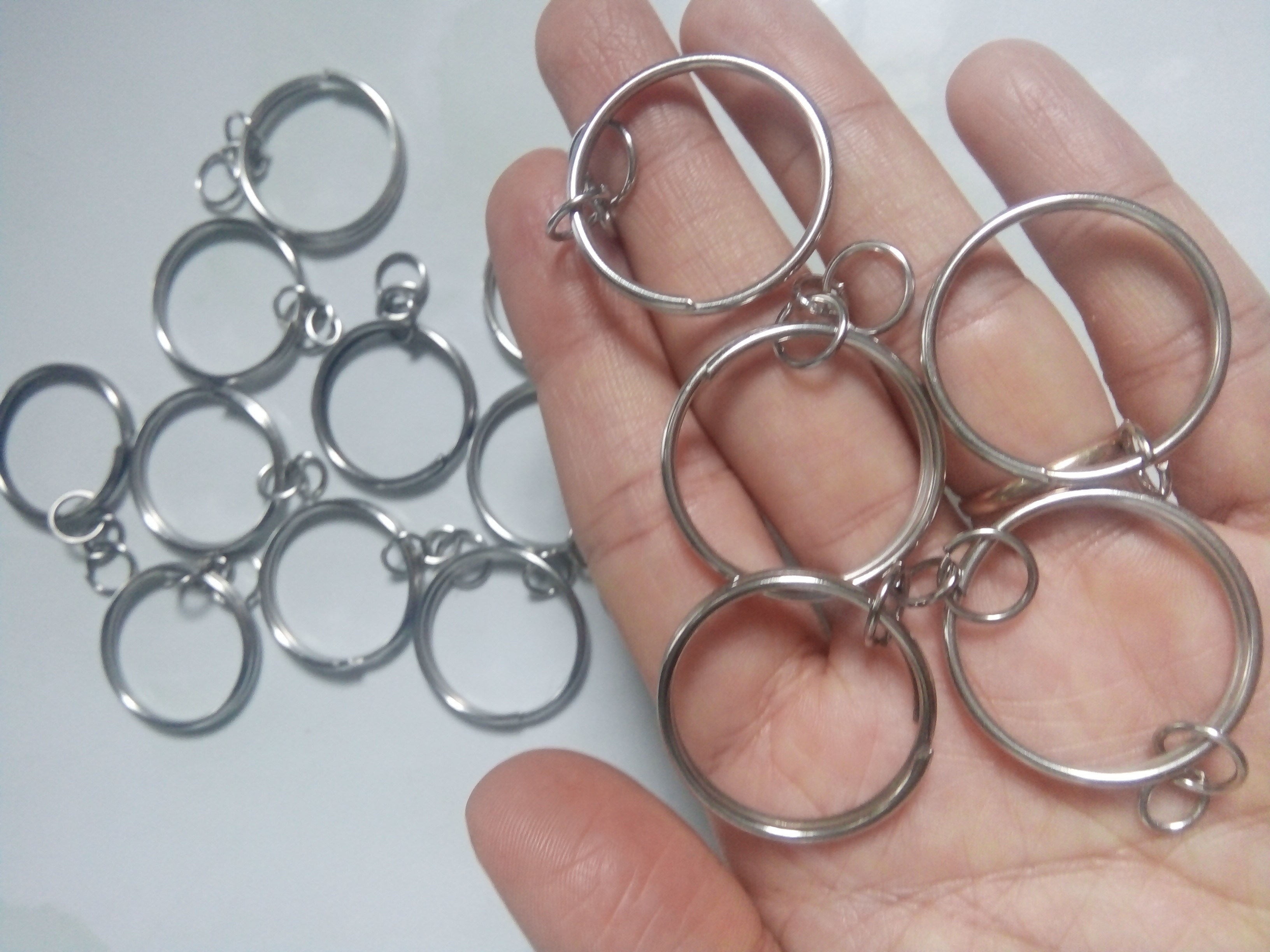 Khuyên sắtgiá 10 chiếc phụ kiện móc khóa