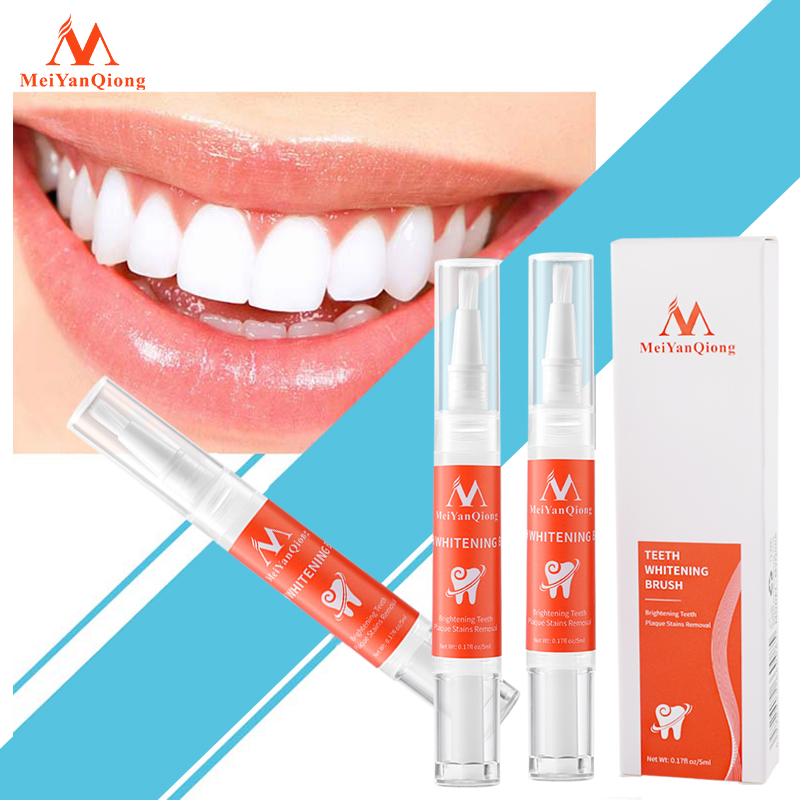 MeiYanQiong 3 gói tinh chất làm sạch răng bàn chải đánh răng tẩy sạch mảng bám, kem đánh răng làm trắng răng, kem đánh răng