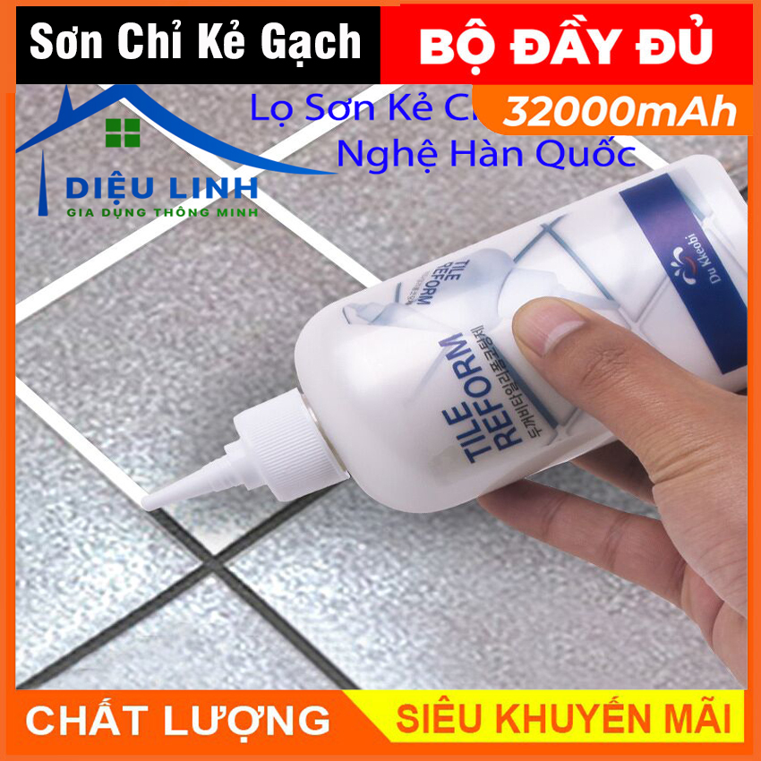 Chai sơn kẻ chỉ gạch làm trắng viền gạch 280ml cao cấp hàn quốc