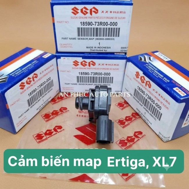 Cảm Biến Map - cảm biến khí nạp Suzuki Ertiga, XL7, New Carry chính hãng Suzuki 18590-73R00-000, 1859073R00000