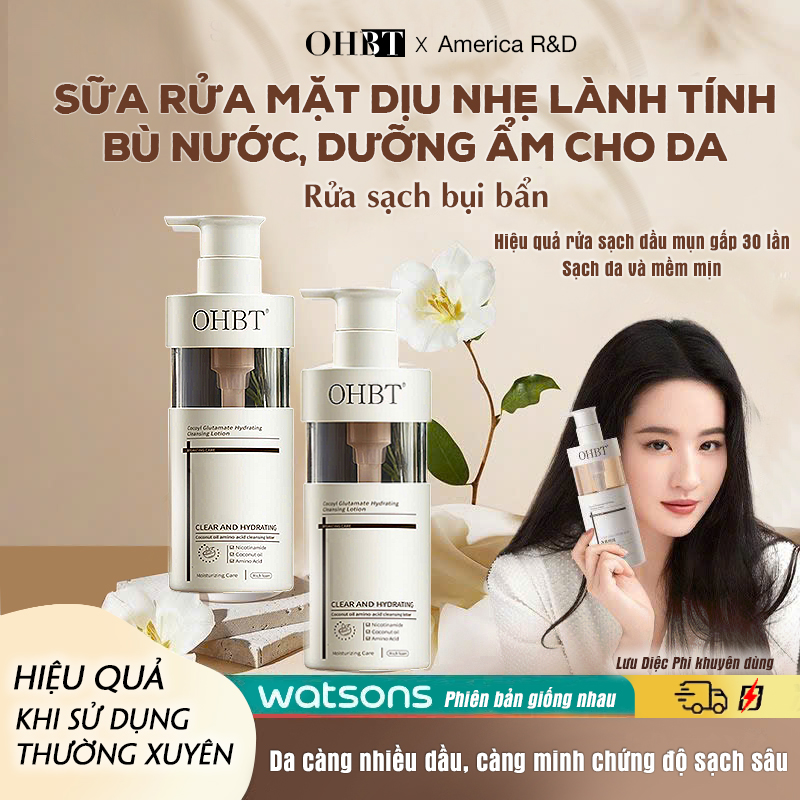 Ohbt Cococyl Glutamate Hydrating Cleaning Lotion 300ml