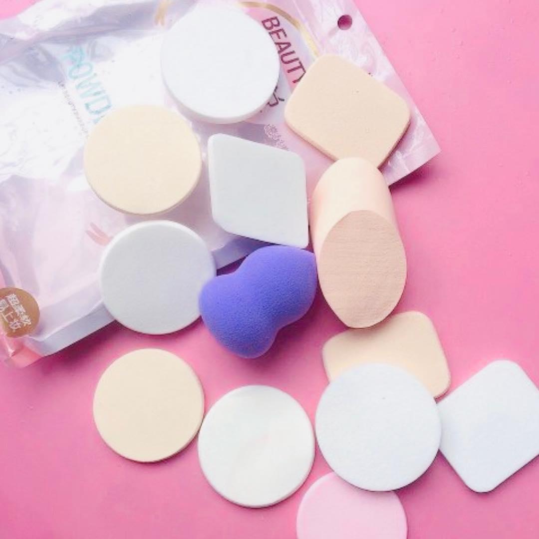 [HCM]Bộ 13 Bông Mút Trang Điểm Keli Sponge Makeup