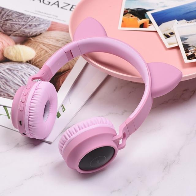 Tai nghe chụp tai bluetooth Kaku mã KSC-548 Tai nghe tai mèo bluetooth KAKU KSC-548 chính hãng HeadPhone Tai Mèo Bluetooth Kaku KSC-548 Bảo Hành 12 Tháng