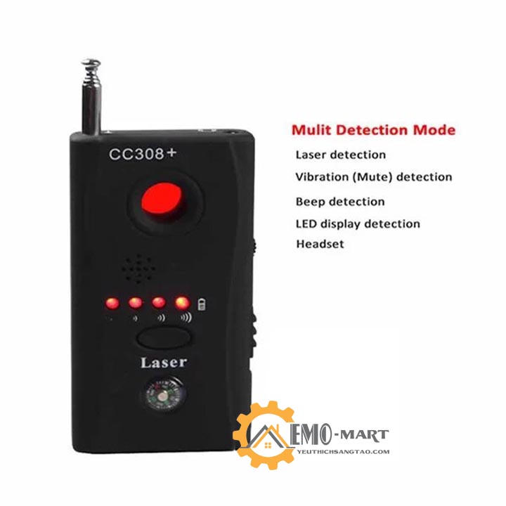 [FreeshipMAX] Máy phát hiện thiết bị nghe lén, camera ghi hình CC308+