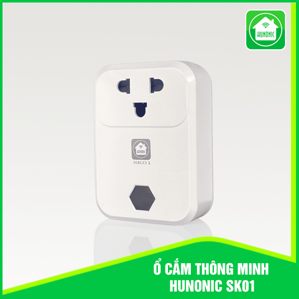 Ổ cắm wifi thông minh hunonic sk01 , bảo hành 1 đổi 1 trong 12 tháng , hotline hỗ trợ 0905323378