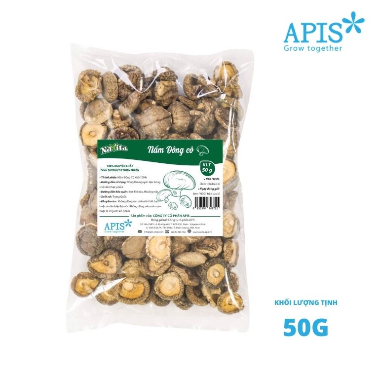 1 gói nấm đông cô navita 50g