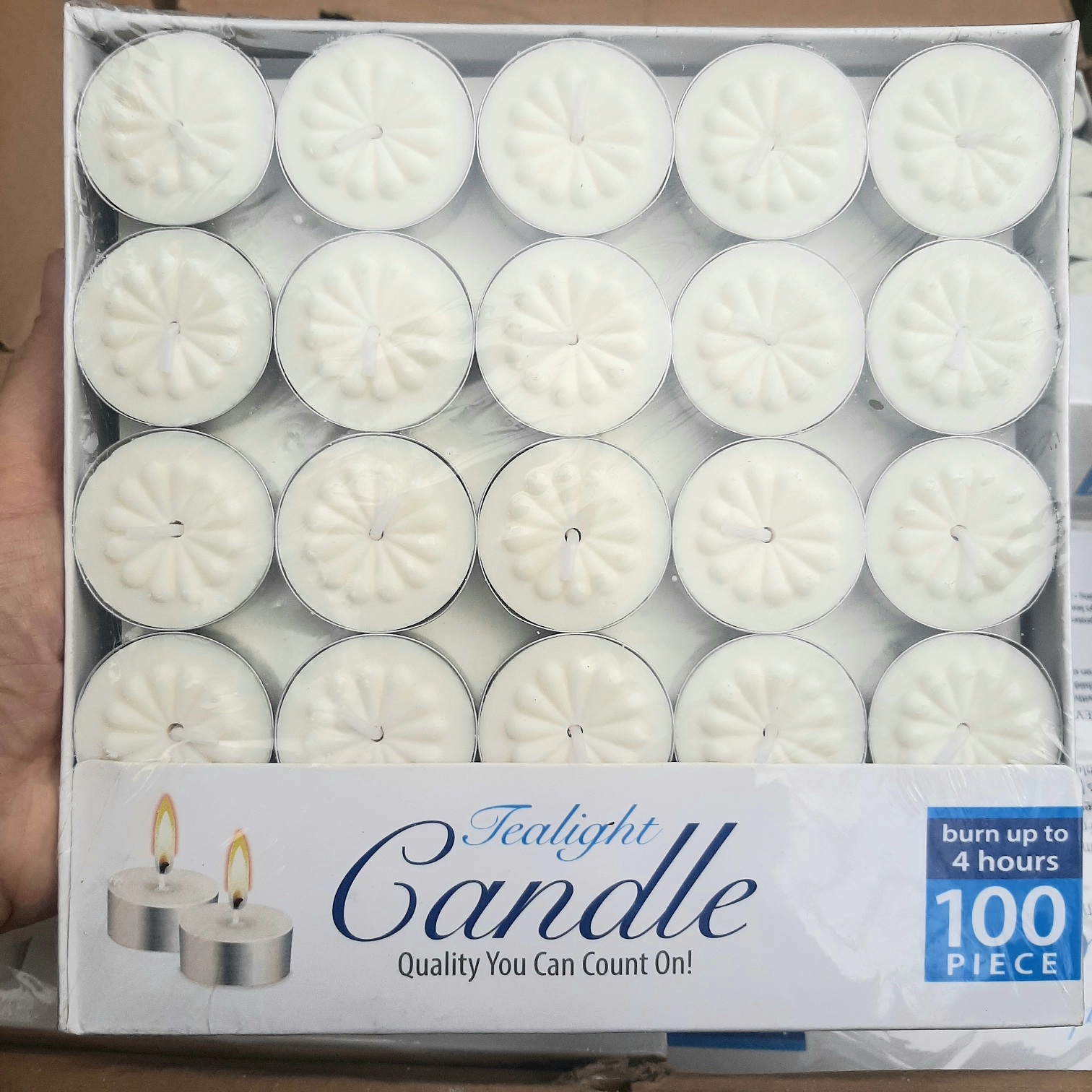 Nến tealight 50 viên cháy 4 tiếng