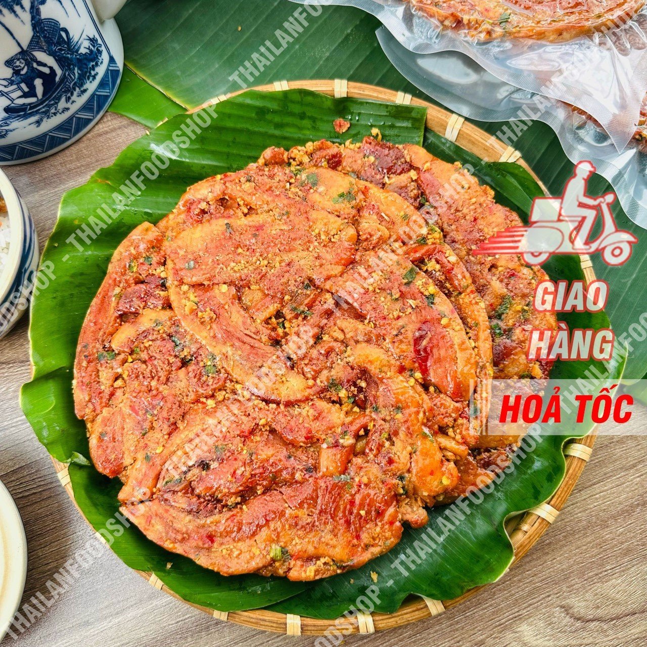 Bánh tóp mỡ mắm hành túi 300gram
