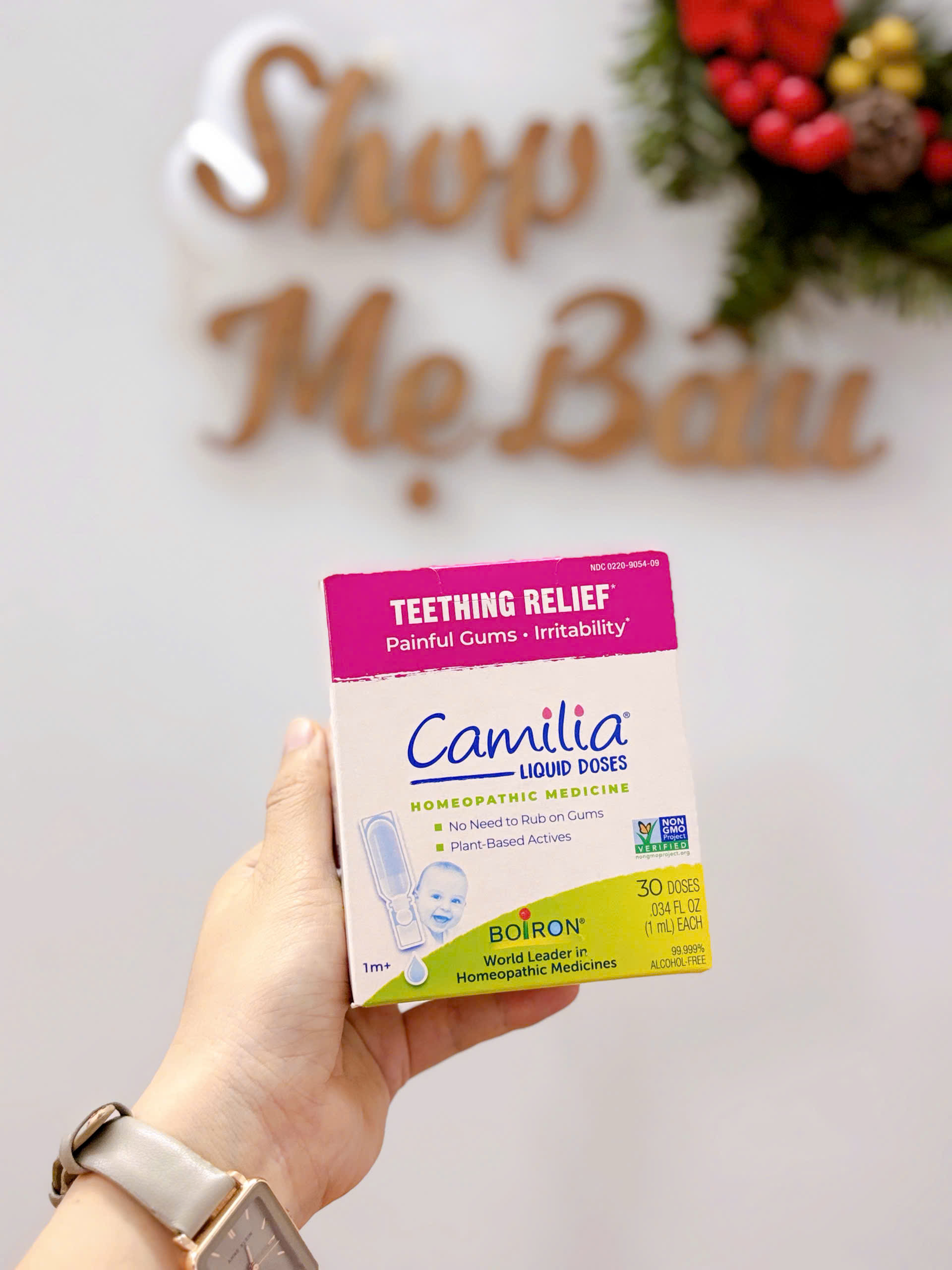 [Hàng Mỹ] Tép uống Camilia Liquid Doses cho bé từ 12 tháng mọc răng