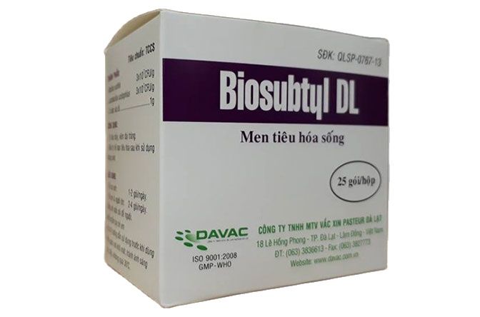 MEN TIÊU HÓA SỐNG BIOSUBTYL DL - BỔ SUNG LỢI KHUẨN NGỪA TÁO BÓN KHOẺ ĐẠI TRÀNG - HỘP 25 GÓI