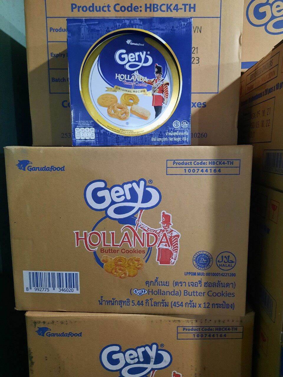 Bánh quy bơ Gery Hollanda 454g ( NK Indonesia)