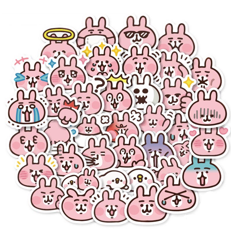 Set 30-80 Sticker Kanahei ảnh decal hình dán ép lụa