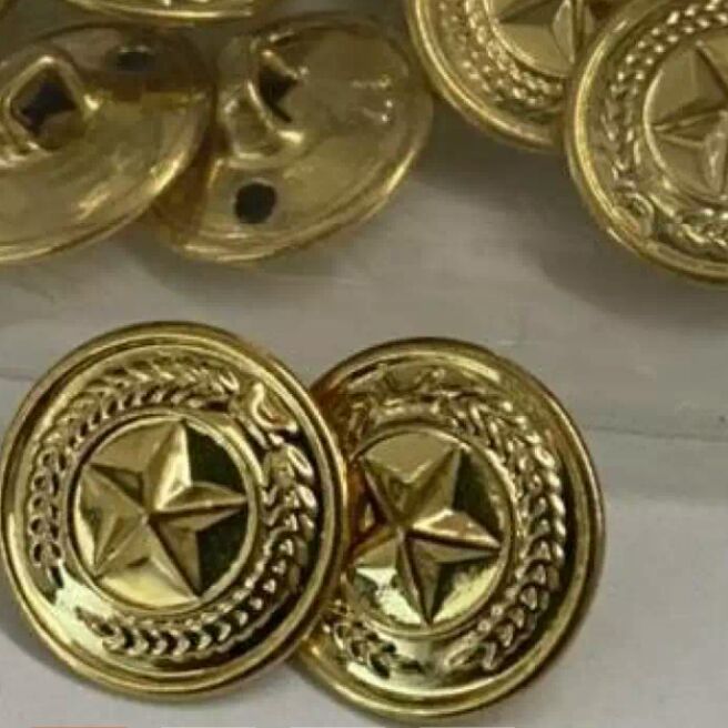 Bộ 9 cúc đồng áo vest ( 7 cúc size 2,5cm,  2 cúc size 2cm)