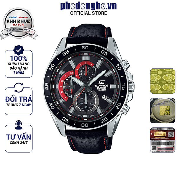 Đồng hồ EDIFICE chính hãng Casio Anh Khuê EFV-550L-1AVUDF