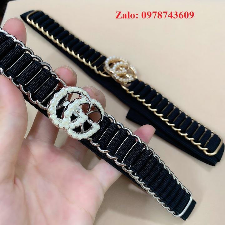 Đai váy Belt váy thời trang kết chữ G 1.5cm xinh